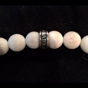 King Baby Studio Jewelry - King Baby White Coral skull Bracelet.925 8mm King Baby Studio Jewelry - King Baby White Coral skull Bracelet.925 8mm